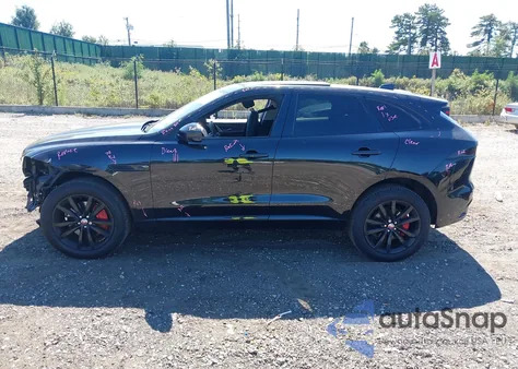 2022 Jaguar F-Pace S P250 Awd Automatic из США, поврежденный, VIN SADCJ2EX5NA698705